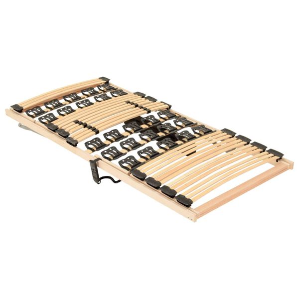 vidaXL Lamelov&yacute; posteľn&yacute; ro&scaron;t s elektromotorom nastaviteľn&aacute; hlava a nohy 70x200 cm