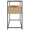 vidaXL Konzolový stolík dub sonoma 100x40x75 cm kompozitné drevo