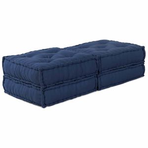 vidaXL Modulov&aacute; pohovka 2 pcs Indigo 140 x 70 x 36 cm L&aacute;tka