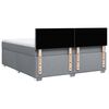 vidaXL Boxspring posteľ s matracom bledosiv&aacute; 180x200 cm l&aacute;tka