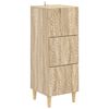 vidaXL Z&aacute;suvkov&yacute; kabinet Dub sonoma 33 x 34,5 x 90 cm Kompozitn&eacute; drevo