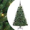 vidaXL Umel&yacute; Skl&aacute;pac&iacute; Vianočn&yacute; Stromček Zelen&aacute; 150 cm PVC a kov