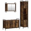 vidaXL Set kabinetov do k&uacute;peľne 3 ks Dymov&yacute; dub 40 x 36 x 181 cm