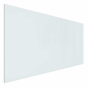vidaXL Sklenen&aacute; doska krbu Priehľadn&aacute; 100 x 50 cm Sklo