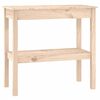 vidaXL Konzolov&yacute; stol&iacute;k 80x40x75 cm mas&iacute;vne borovicov&eacute; drevo