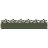 vidaXL Obrubn&iacute;ky tr&aacute;vnika 10 ks 103 x 0,05 x 22 cm Oceľ Olivovo zelen&aacute;