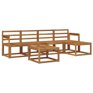 vidaXL Z&aacute;hradn&aacute; s&uacute;prava gaučov 6 pcs Pr&iacute;rodn&aacute;