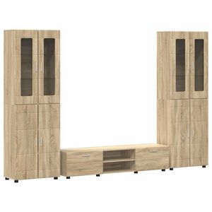 vidaXL Zostava TV skriniek FLORIN 3 pcs Sonoma dub Kompozitn&eacute; drevo
