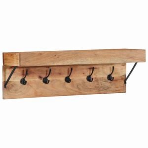 vidaXL Ve&scaron;iak N&aacute;stenn&yacute; Hned&aacute; 73 x 19 x 23 cm Ak&aacute;ciov&yacute; mas&iacute;v