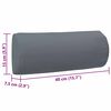 vidaXL Opierka hlavy na ležadlo siv&aacute; 40x7,5x15 cm textil&eacute;n