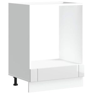 vidaXL Skrinka na r&uacute;ru Lucca, leskl&aacute; biela, kompozitn&eacute; drevo