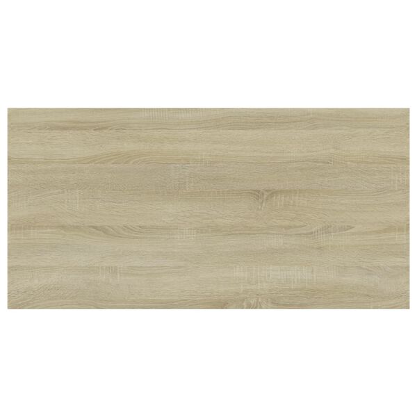 vidaXL Pr&iacute;davn&eacute; police 8 ks, dub sonoma 60x30x1,5 cm, drevotrieska