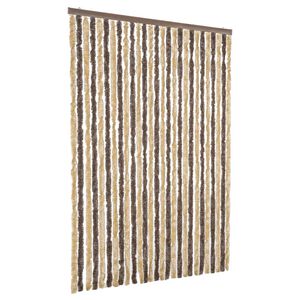 vidaXL Z&aacute;ves proti hmyzu tmavohned&yacute; a b&eacute;žov&yacute; 118x220 cm ženilka