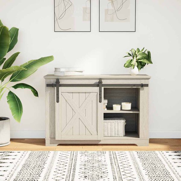 vidaXL Kovanie na posuvné dvere skrinky 91 cm uhlíková oceľ