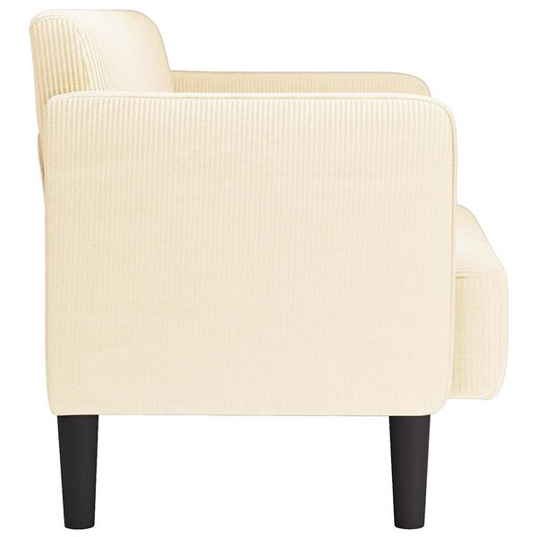 vidaXL Loveseat Pohovka kr&eacute;mov&aacute; 109 cm man&scaron;estrov&aacute; l&aacute;tka