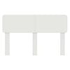 vidaXL Zadn&eacute; čelo Biela 140 cm Kompozitn&eacute; drevo