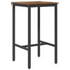 vidaXL Barov&yacute; st&ocirc;l 52 x 52 x 110 cm Kompozitn&eacute; drevo Star&eacute; drevo