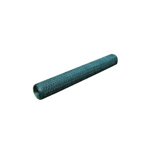 vidaXL Dr&ocirc;ten&eacute; pletivo s vrstvou PVC 25x0,5 m, zelen&eacute;