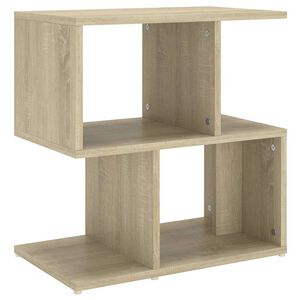 vidaXL Nočn&yacute; stol&iacute;k, dub sonoma 50x30x51,5 cm, kompozitn&eacute; drevo