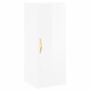 vidaXL Vysok&aacute; skrinka biela 34,5x34x180 cm spracovan&eacute; drevo