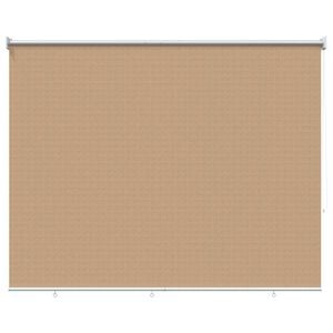 vidaXL Vonkaj&scaron;ia zatemňovacia roleta 145 (&Scaron;) x 230 (V) cm b&eacute;žov&aacute;