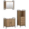 vidaXL Set kabinetov do k&uacute;peľne 3 ks Dub artisan 40 x 36 x 109,5 cm
