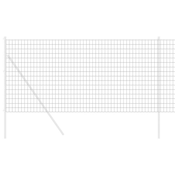 vidaXL Euro plot Siv&aacute; 1,4 x 10 m Železo potiahnut&eacute; PVC