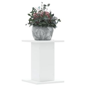 vidaXL Stojany na rastliny 2 ks biele 30x30x40 cm kompozitn&eacute; drevo