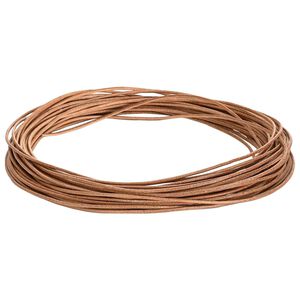 vidaXL Kožen&aacute; &scaron;n&uacute;rka 1 Hned&aacute; &Oslash;1 mm x 5 m Koža