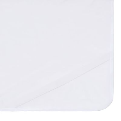 vidaXL Chrániče matracov vodeodolné 2 ks bavlna 100x200 cm biele