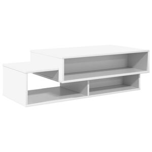 vidaXL Konferenčn&yacute; stol&iacute;k Biela 105 x 50 x 32,5 cm Kompozitn&eacute; drevo