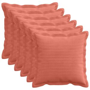 vidaXL Poťah na podložku 6 ks HOUTEN Červenooranžov&aacute; 30 x 30 cm