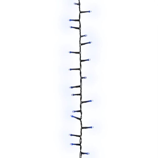 vidaXL Kompaktná LED reťaz, 400 diód, modrá 13 m, PVC