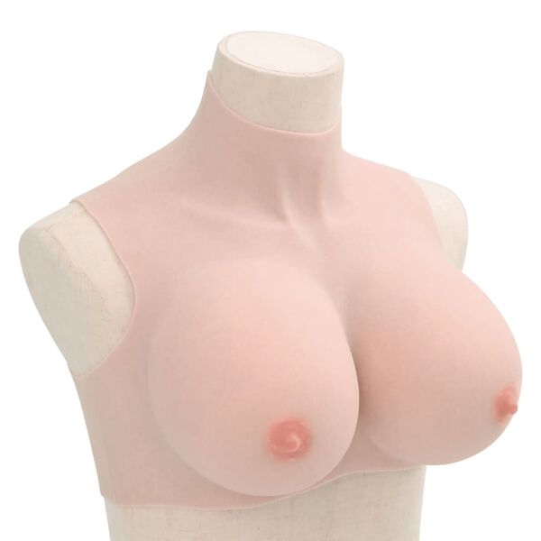 vidaXL Silik&oacute;nov&eacute; falo&scaron;n&eacute; prsia, kaukazsk&yacute; typ, ko&scaron;&iacute;ky H