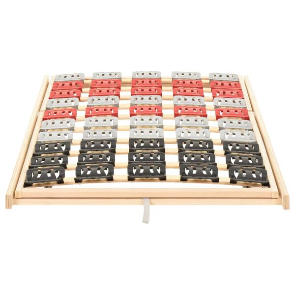 vidaXL Rám postele s 12 lamelami nastaviteľná hlava a nohy 80x200 cm