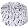 vidaXL Spletan&eacute; lodn&eacute; lano biele 12 mm 250 m polyester