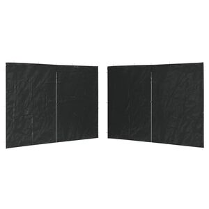 vidaXL Bočné steny na párty stan 2 ks antracitové PE so zipsom