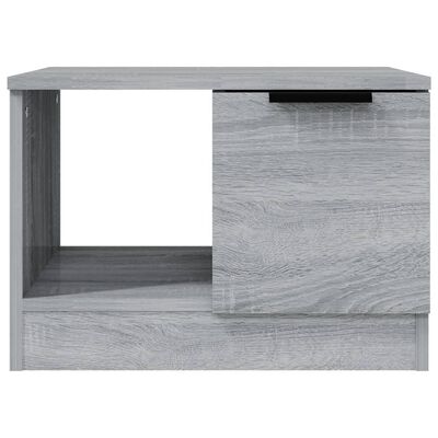 vidaXL Konferenčný stolík sivý dub sonoma 50x50x36 cm spracované drevo