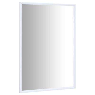vidaXL Zrkadlo biele 60x40 cm