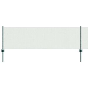 vidaXL Hexagon&aacute;lny plot s stĺpom 100 x 0,6 m PVC potiahnut&aacute; oceľ