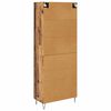vidaXL Highboard Star&eacute; drevo 69,5 x 34 x 180 cm Kompozitn&eacute; drevo