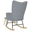 vidaXL Hojdacie kreslo s podnožkou bledosiv&eacute; l&aacute;tka