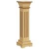 vidaXL &Scaron;tvorcov&yacute; stĺpov&yacute; stojan na rastliny bled&eacute; drevo 17x17x66 cm MDF
