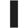 vidaXL Knižnica/deliaca stena, čierna 60x30x103 cm, kompozitné drevo