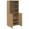 vidaXL Highboard Remeseln&yacute; dub 80 x 42,5 x 185 cm Kompozitn&eacute; drevo