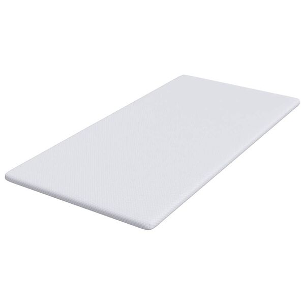 vidaXL Matracov&aacute; podložka Biela 70 x 200 x 3.5 cm Jacquardov&aacute; l&aacute;tka