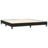 vidaXL Posteľn&yacute; r&aacute;m boxspring s matracom čierny 200x200 cm zamat