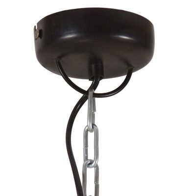 vidaXL Industriálna závesná lampa 32 cm, čierna E27