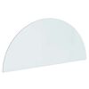 vidaXL Sklenen&aacute; doska krbu Priehľadn&aacute; 1200 x 500 mm Sklo