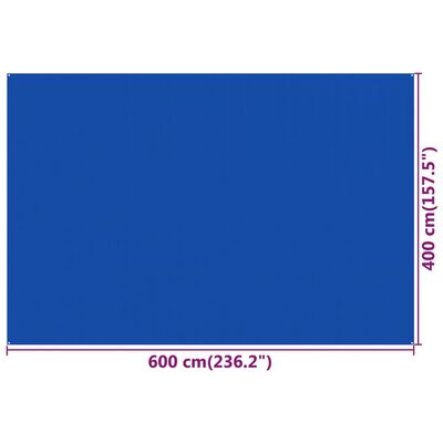 vidaXL Koberec do stanu 400x600 cm modrý
